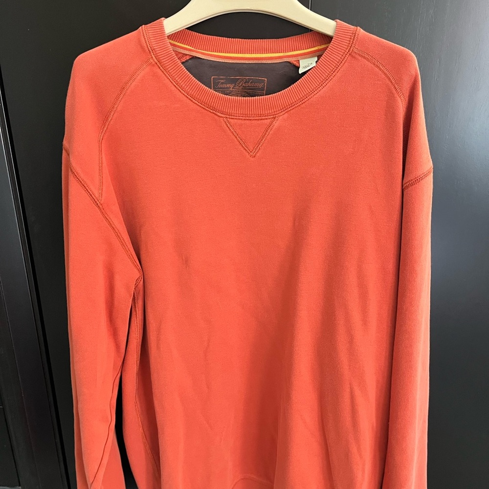 Tommy Bahama Vibrant Orange Crewneck